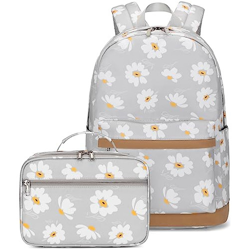 Joyfulife 2pcs Daisy Prints Backpack For School Kids 635ba