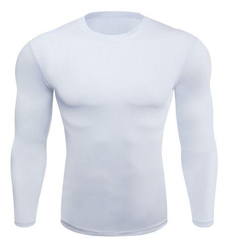 Playera Deportiva Ajustada De Manga Larga Y Secado Rápido