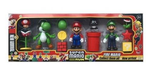 Imagen 1 de 2 de Super Mario Run Set De Figuras De Accion