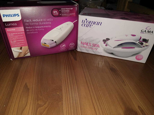 Máquina Depiladora Láser Philips Y Set De Manicura