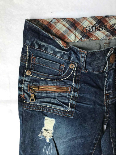 Jeans Jeggings Guess Originales Corte Tubo Deslavados (Usado)