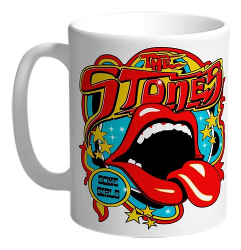 Taza De Plástico The Rolling Stones Personalizada