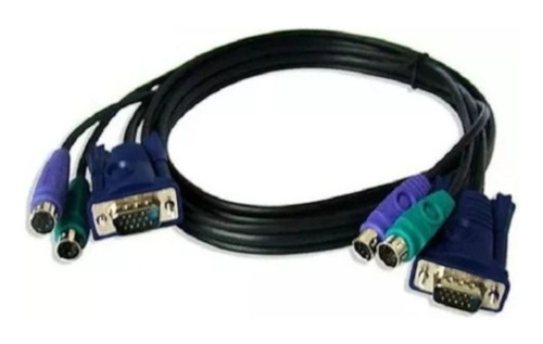 Cable De Extension Para Kvm Vga Teclado Y Mouse Ps 2