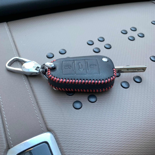 Funda De Cuero Para Llaves Puegeot Citroen