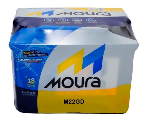 Bateria Moura M22gd 12x65 Reforzada Fiat Siena Eg