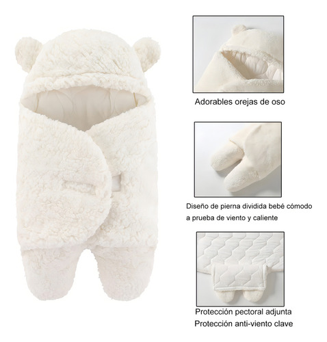Manta Para Bebés, Saco De Dormir Para Bebe Diseño Conejito
