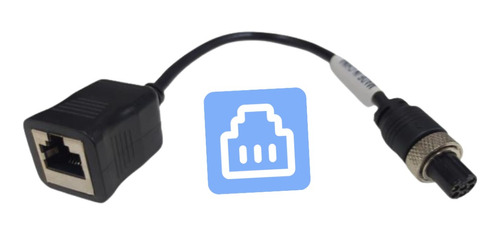 Cable Adaptador De Conector Gx De 6 Pines A Rj45