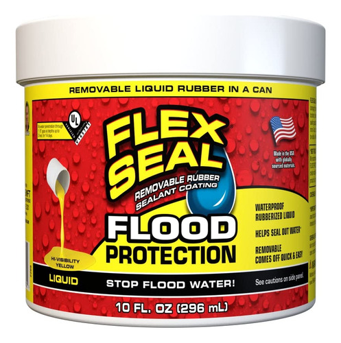 Flex Seal Liquid Protección Contra Inundaciones, 10 Oz, Líqu