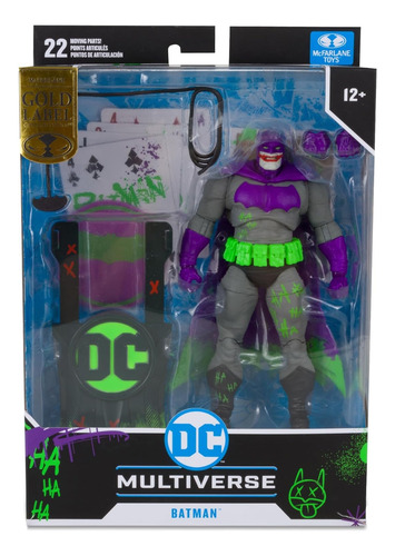 Batman Jokerizado Dark Knight Retun Mcfarlane Gold Label