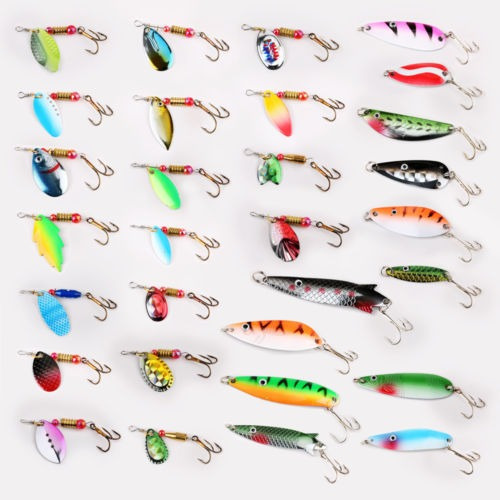 Muchas Clases De 30pcs De Pesca Señuelos Anzuelos Crankbaits