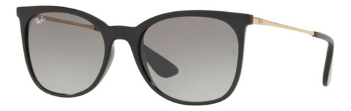 Óculos Sol Ray Ban Rb4326l 601/11 56 Preto Brilho Lente