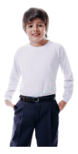 Imagen 1 de 3 de Pantalón Escolar Lino Azul, Negro,gris Uniforme Niños Colegi