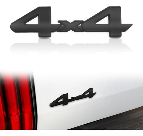 Insignia Universal De 4 X 4 Con Logotipo 3d, Repuesto De Adh