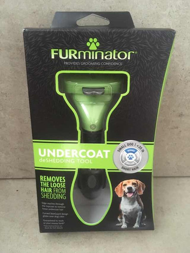 Cepillo Para Perro Furminator Raza Pequeña Pelo Corto Color Verde