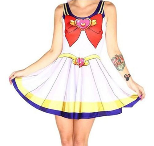 Sailor Moon - Vestido Serena Usagi Tsukino Super Sailor Moon