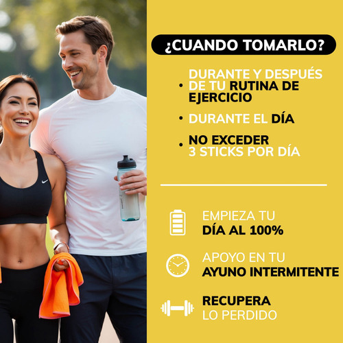 Electrolitos Sin Azúcar En Polvo Beyond Vitamins | Hidratación Baja En Calorías, Apto Dieta Keto | 20 Sticks, Camu Camu Efervescente