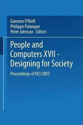 Libro People And Computers Xvii - Designing For Society :...
