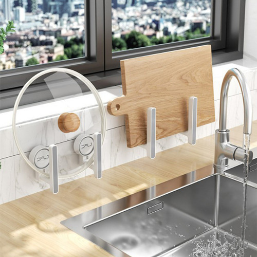 Sartenes Kitchen, Montada En La Pared, No Perforada, Con Fon