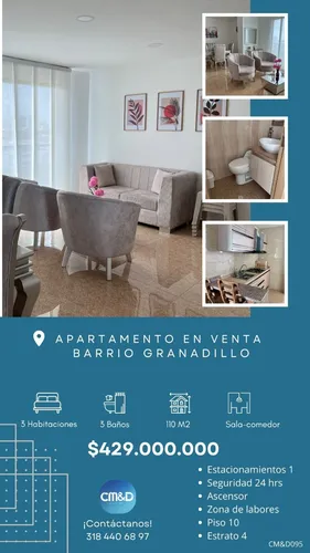 En Venta Apartamento En Granadillo
