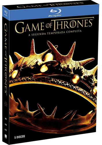 Game Of Thrones 2ª Temporada - Box Com 5 Blu-rays - Novo