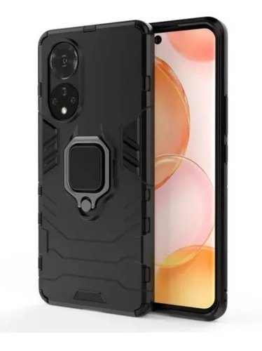 Huawei P50 Pro / Carcasa Anillo Antigolpe Black Panther 