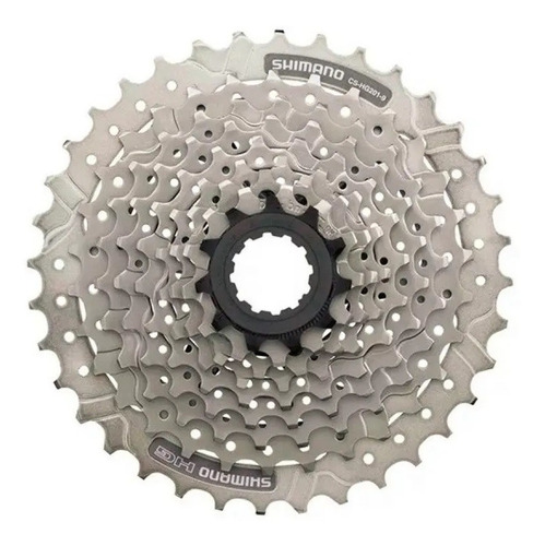 Cassete 9v Shimano Hg201 11/36 + Corrente Kmc X9 Silver 9v
