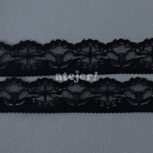 Imagen 2 de 4 de Puntilla De Nylon Norville Art 10392 23mm X 10 Metros Color