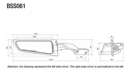 Par Retrovisores Asa Rizoma Stealth Kawasaki Zx-636 Zx-6r