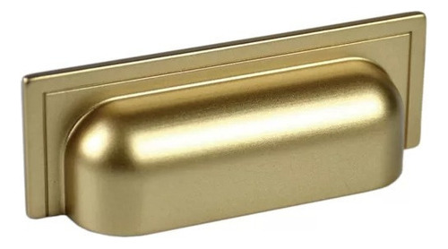 Puxador Para Móvel Concha Plymouth Zp5420 Dourado 80mm - Zen