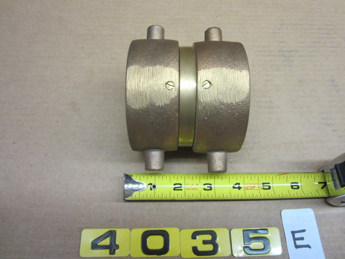 Fire Hose Brass Swivel Adapter Nh To Nh Double Female 2  Mmp