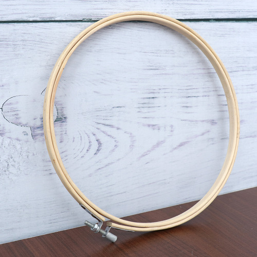 Aro De Madeira Circular De Bordado Diy