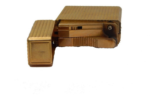 Antiguo Encendedor S.t. Dupont Clásico Grande Enchapado Oro (Usado)