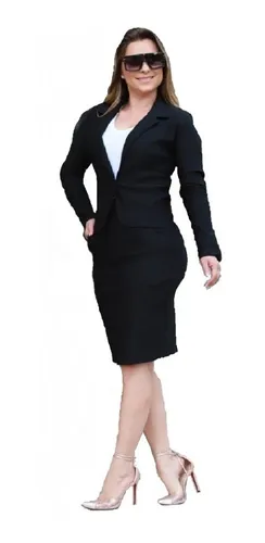 Roupa social feminina store saia e blazer