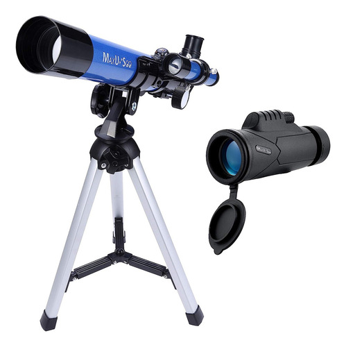 Telescopio Maxusee De 400 X 40 Mm Con Visor De Alcance