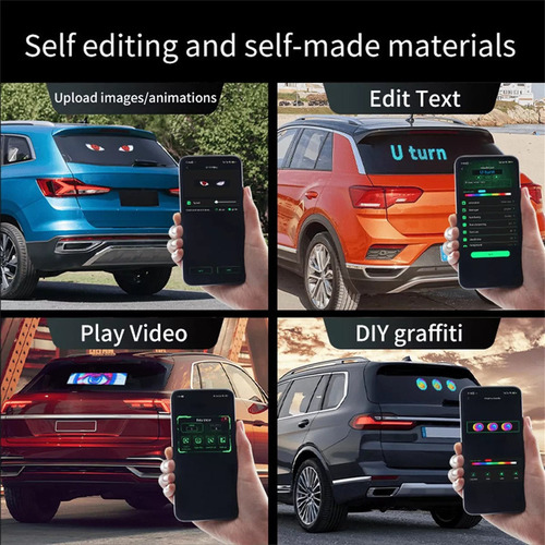 Luz De Ojos De Diablo Para Automóviles, Lámpara Ojo Colorida