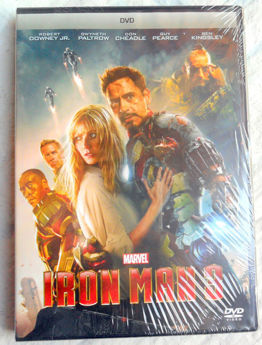 Iron Man 3 * Marvel Dvd Nuevo Original En Stock !