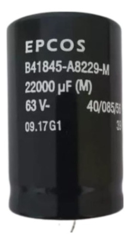 08x Capacitor Eletrolítico 22.000uf 63v B41845-a8229-m Epcos