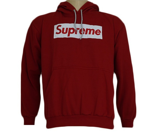 moletom da supreme vermelho