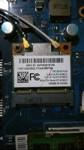 Tarjeta Wifi Lenovo C240 10113