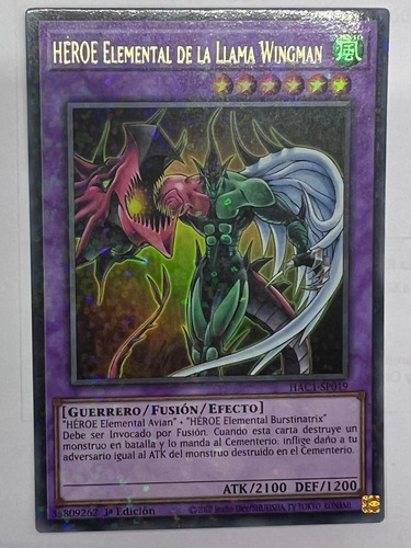 Elemental Hero Flame Wingman Ultra Yugioh