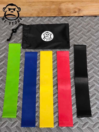 Imagen 1 de 1 de Set De 5 Mini Bandas Elásticas (mini Bands, Ligas )
