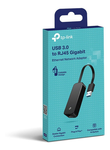 Adaptador De Red Usb 3.0 A Gigabit Ethernet Ue306 Tp-link Bl