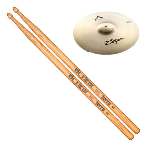 Baqueta Vic Firth 5b American Classic Premium Terra Hickory