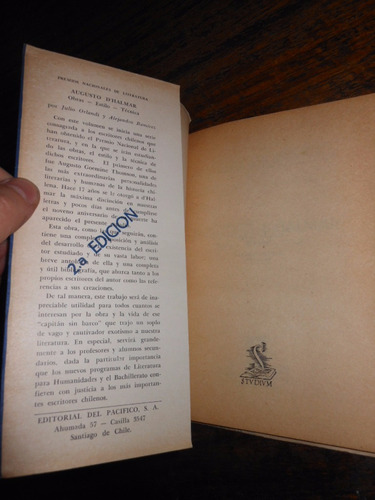 Augusto D'halmar Obra Estilo Técnica / J Orlandi Y A Ramirez (Usado)