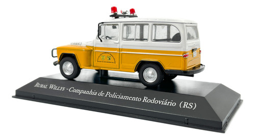 Miniatura Rural Willys Companhia De Policiamento Rodoviário