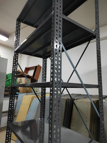 Estantes Metalicos 50.cm 5 Paños 3 Refuerzos 2.00x0.92x0.50