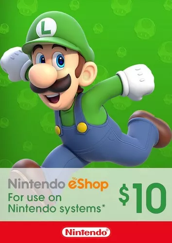 NINTENDO ESHOP 10 USD, Juegos Digitales Chile