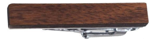 Modern Wood Tie Clip In Stylish Copper Design