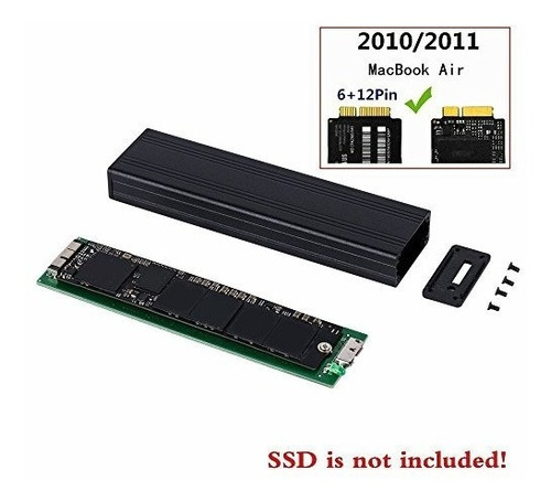 Qnine Ssd Gabinete Para Macbook Air 2010 2011, A1369 A1370 D