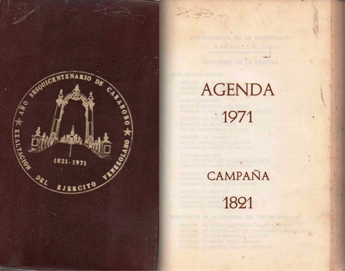 Agenda Del Sesquicentenario De La Batalla De Carabobo 1971